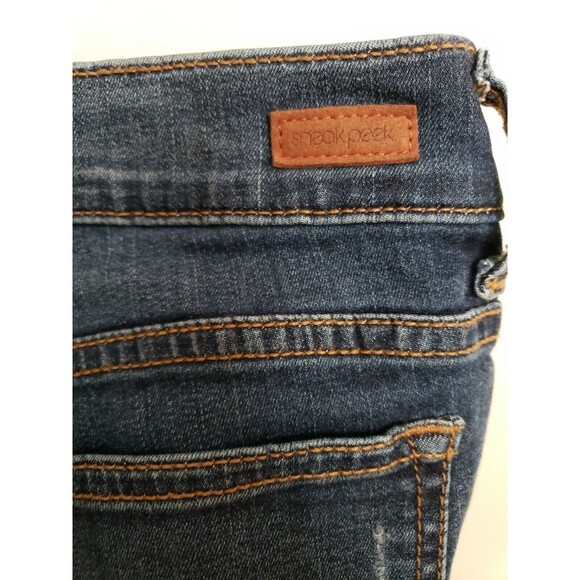 Sneak Peek Skinny Jeans Heavily Distressed Size 1 - Picture 4 of 8
